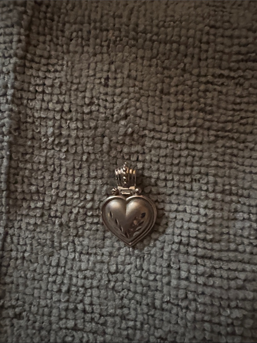 Sterling Silver Heart - Silver; just need the perfect chain to add it to